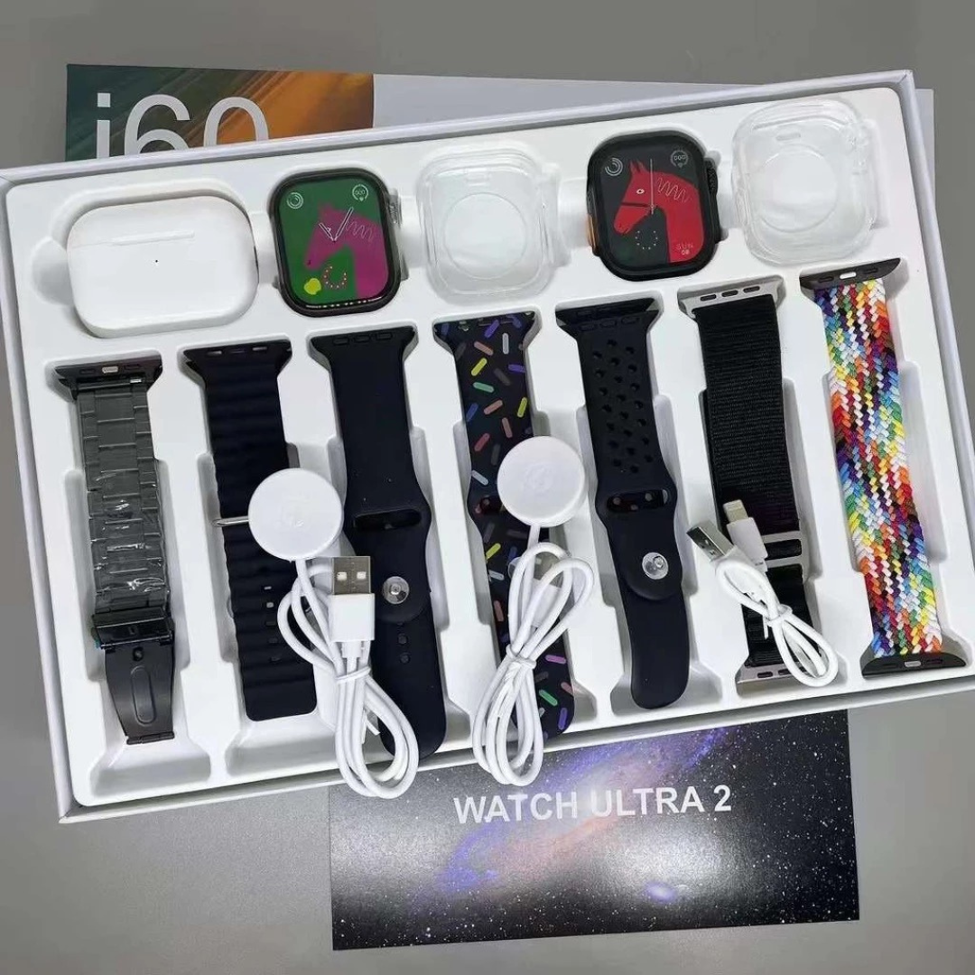 Set Combo Smartwach I60 (15 en 1)