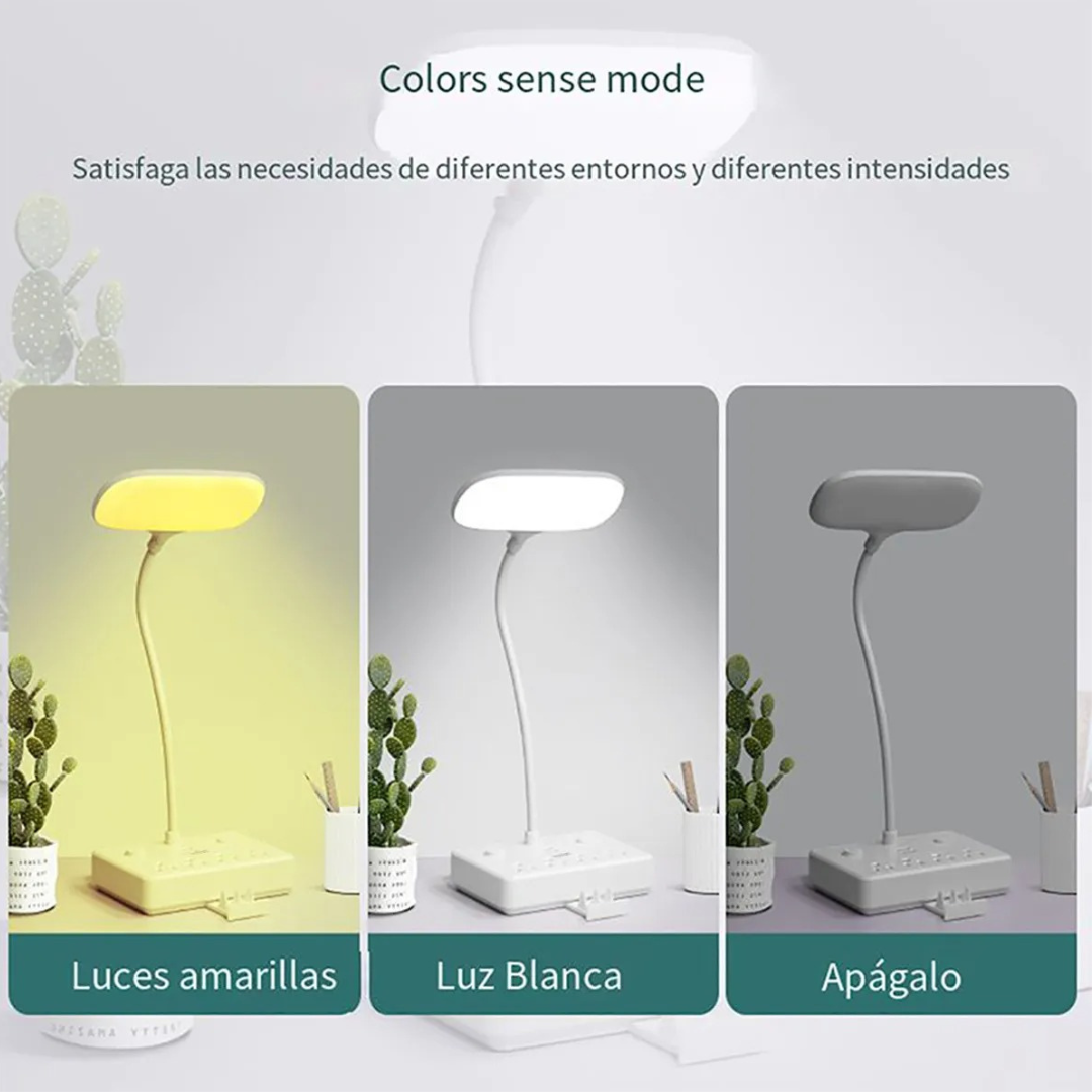 Lámpara Multifuncional Con 4 Salidas