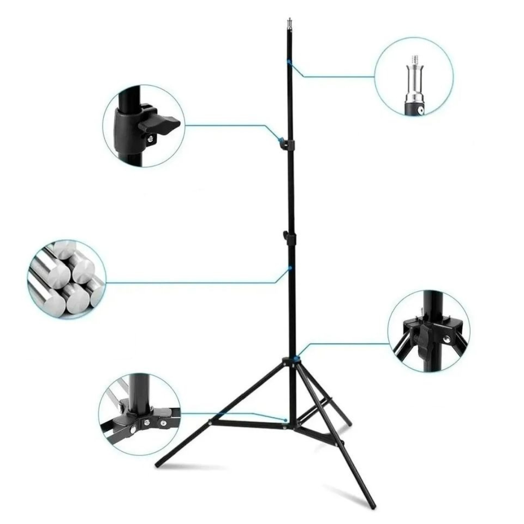 Tripode Con Aro De Luz Led