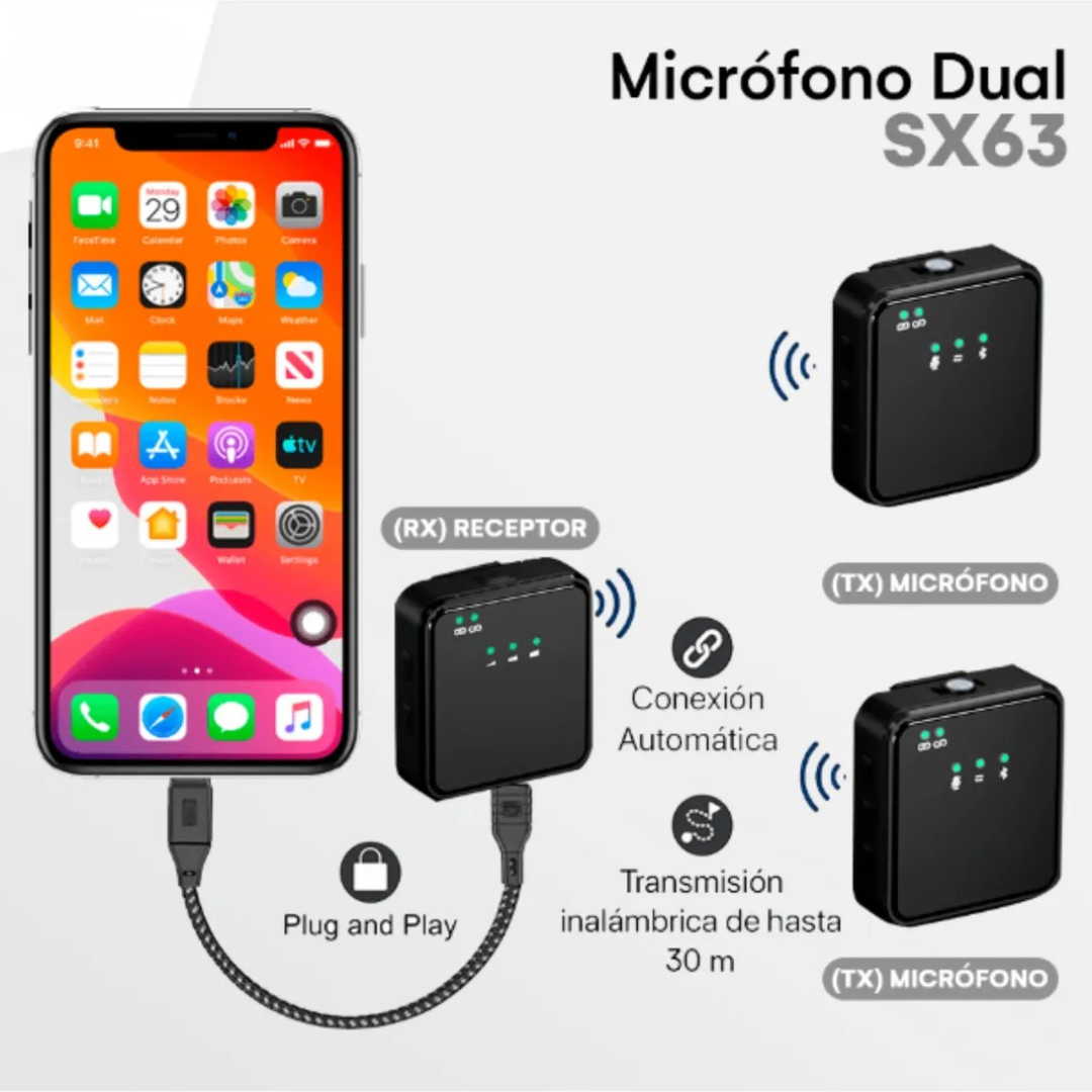 Micrófonos SX63