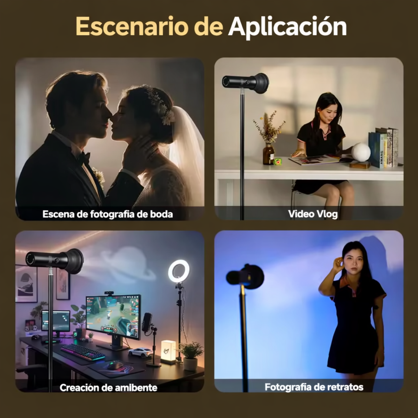 Proyector de Fondos - Marca Zinova