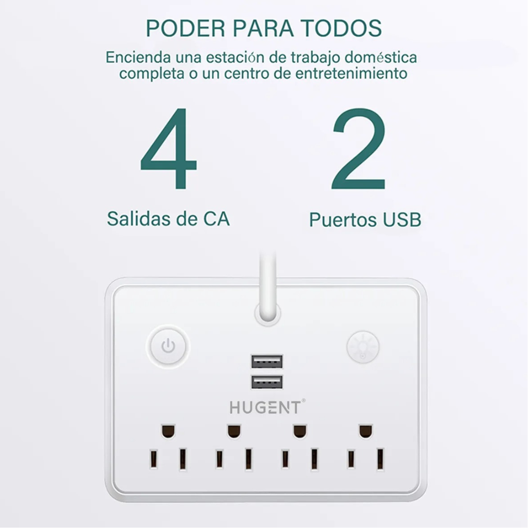 Lámpara Multifuncional Con 4 Salidas