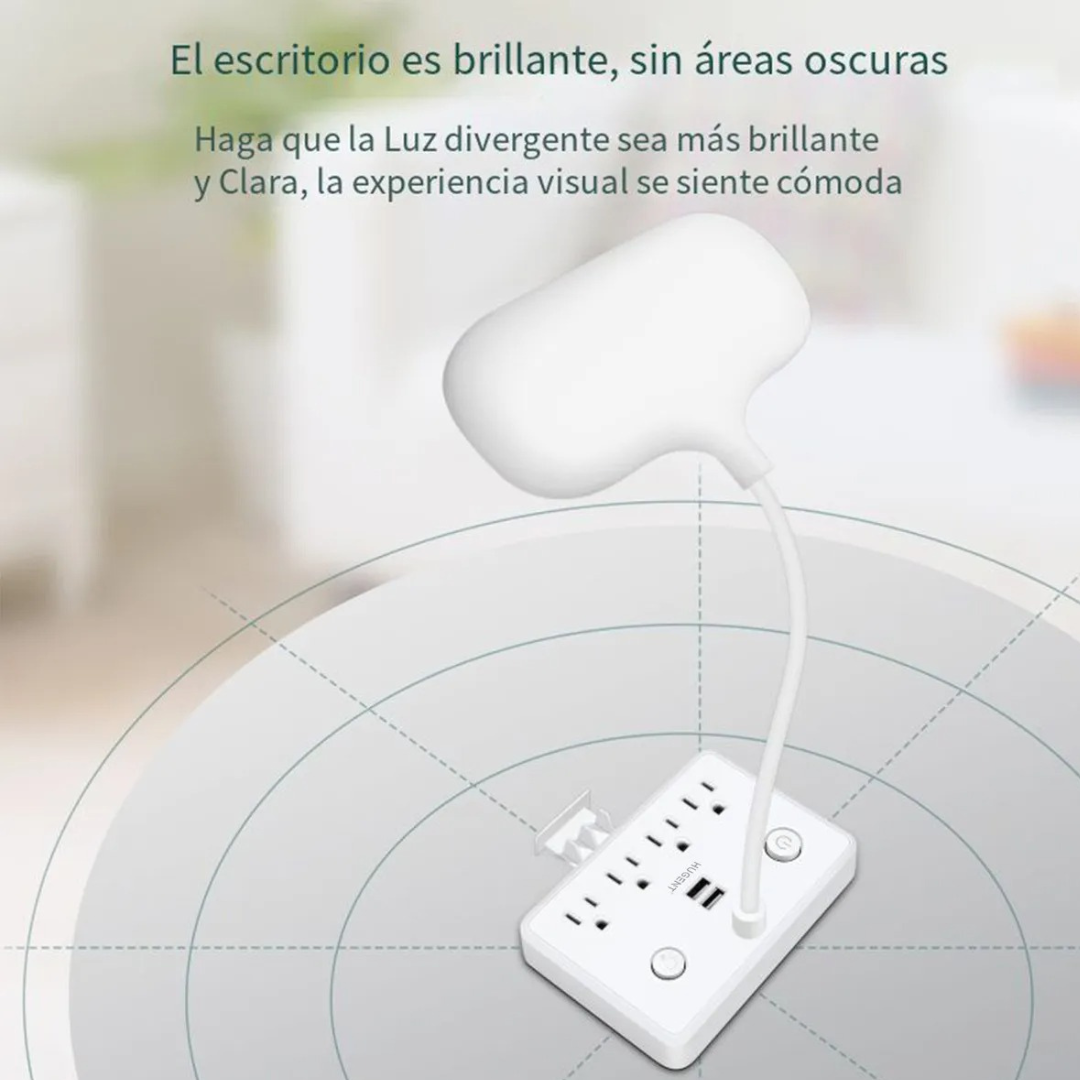 Lámpara Multifuncional Con 4 Salidas