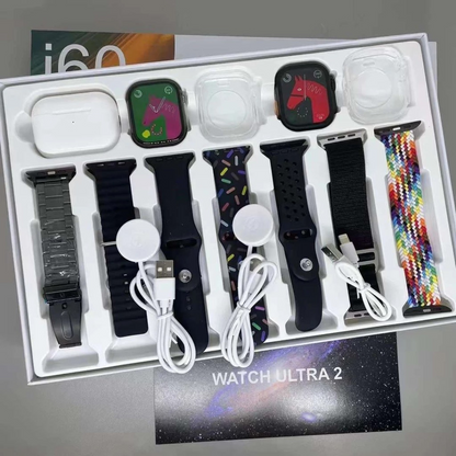 Set Combo Smartwach I60 (15 en 1)