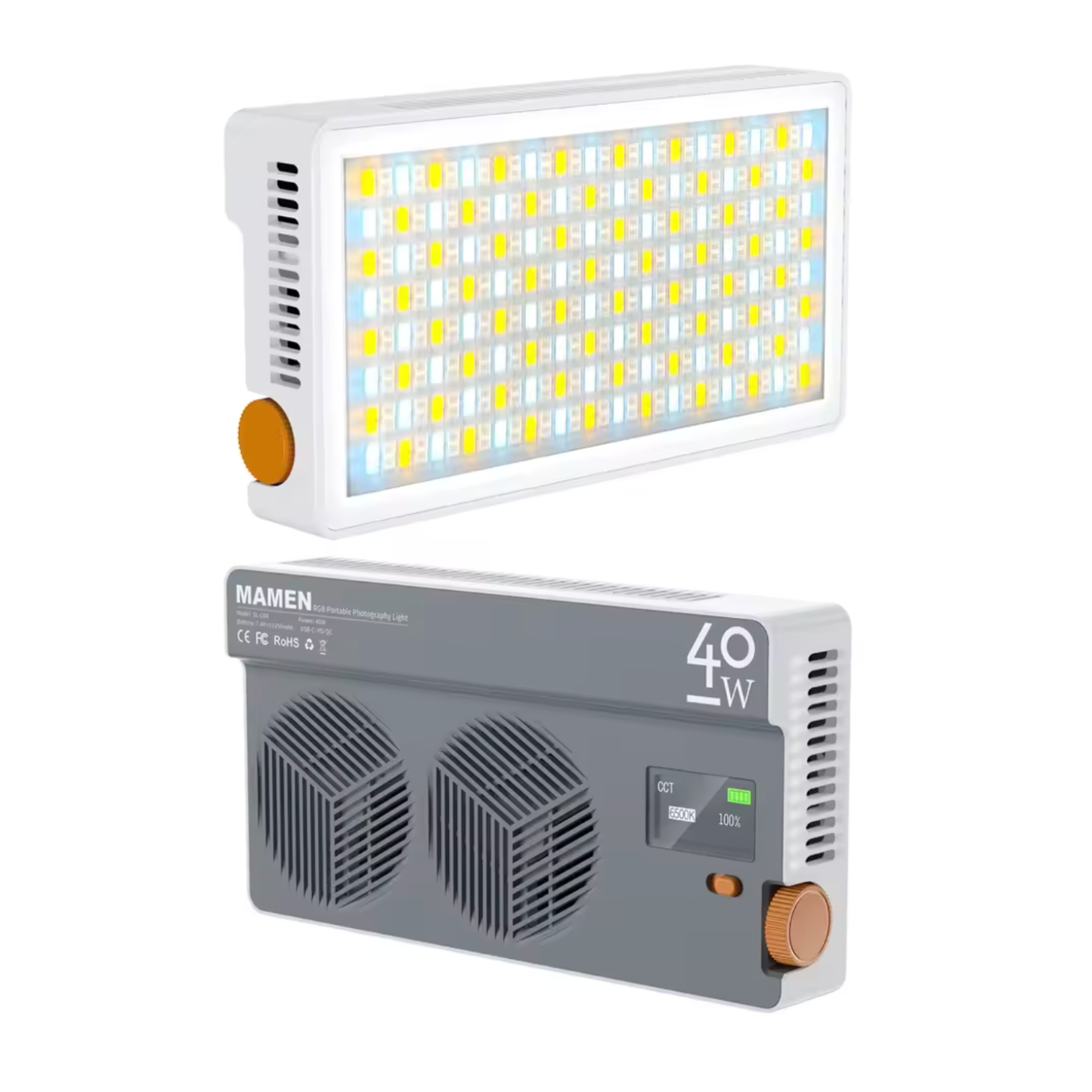 Luz led 40W - ( RGB- 3 tonalidades- Modo fotografia)