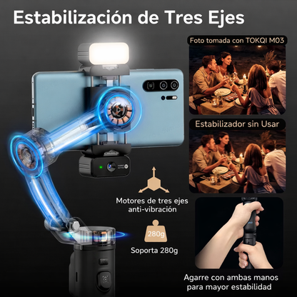 GIMBAL 3era Generación con IA – Kit Profesional