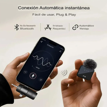 Micrófono Inalámbrico 3 EN 1