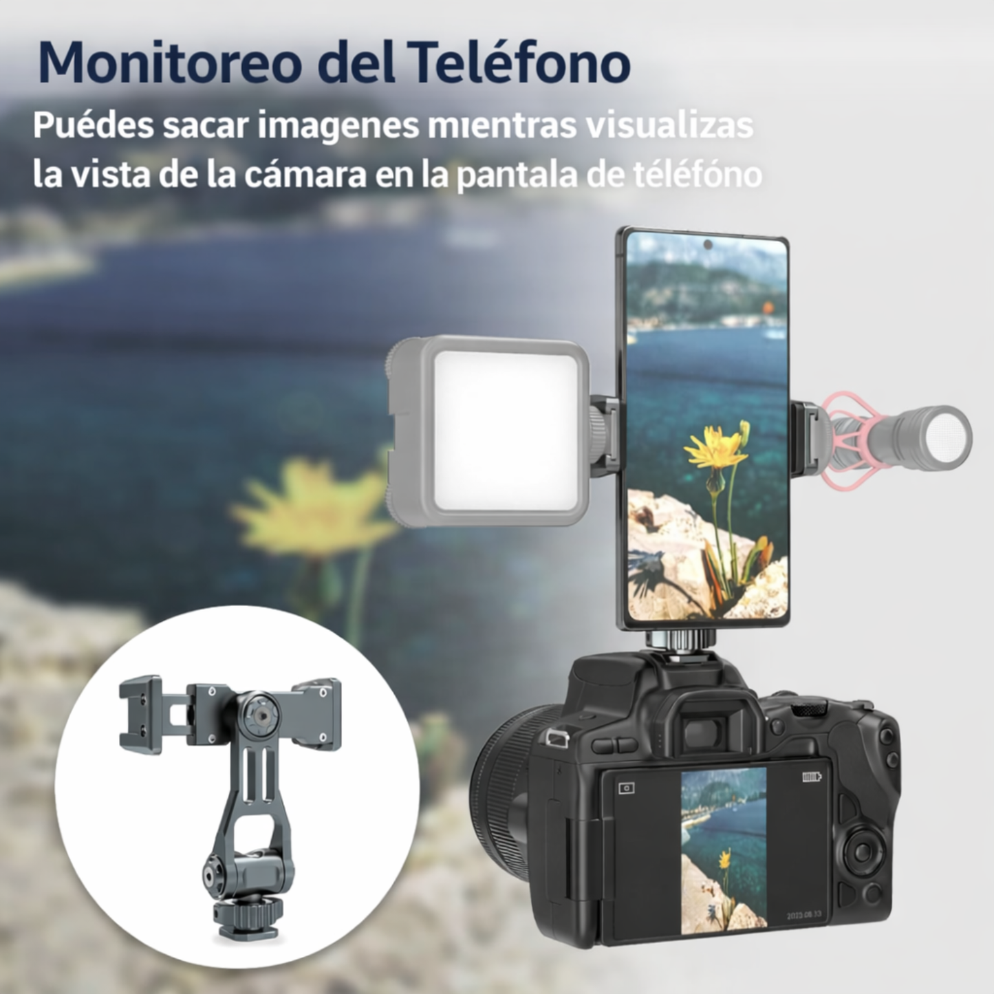 SOPORTE PARA POWER BANK Y CELULARES