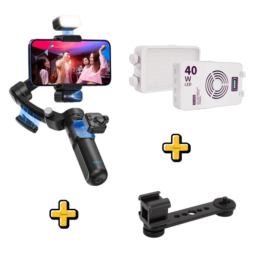 COMBO GIMBAL + LUZ POCKET