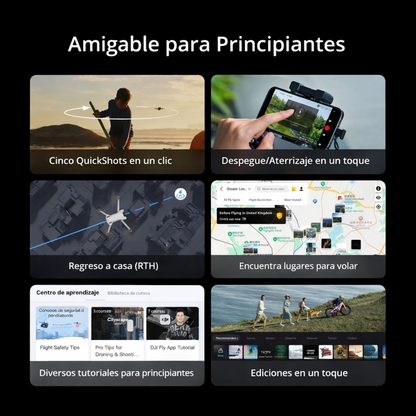 DJI Mini combo de 3 vuelos más (DJI RC) - ORIGINAL