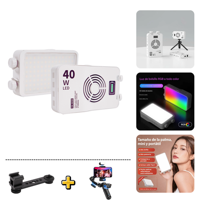 COMBO GIMBAL + LUZ POCKET