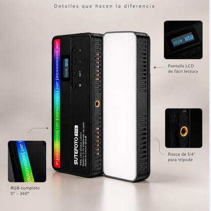 SUTEFOTO T15 de 15W