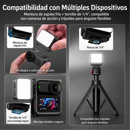 Mini Luz LED Magnética para DJI Osmo Nano