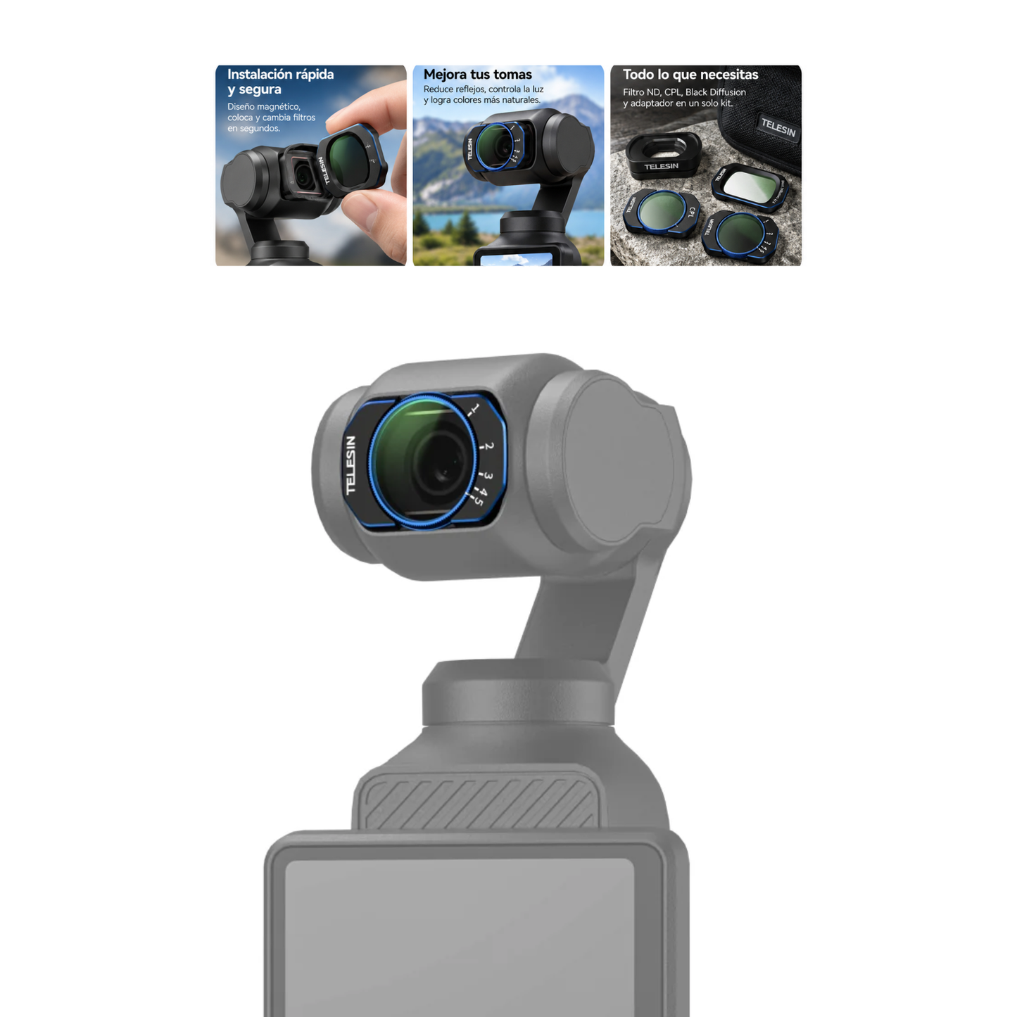 Filtros TELESIN para DJI Osmo Pocket