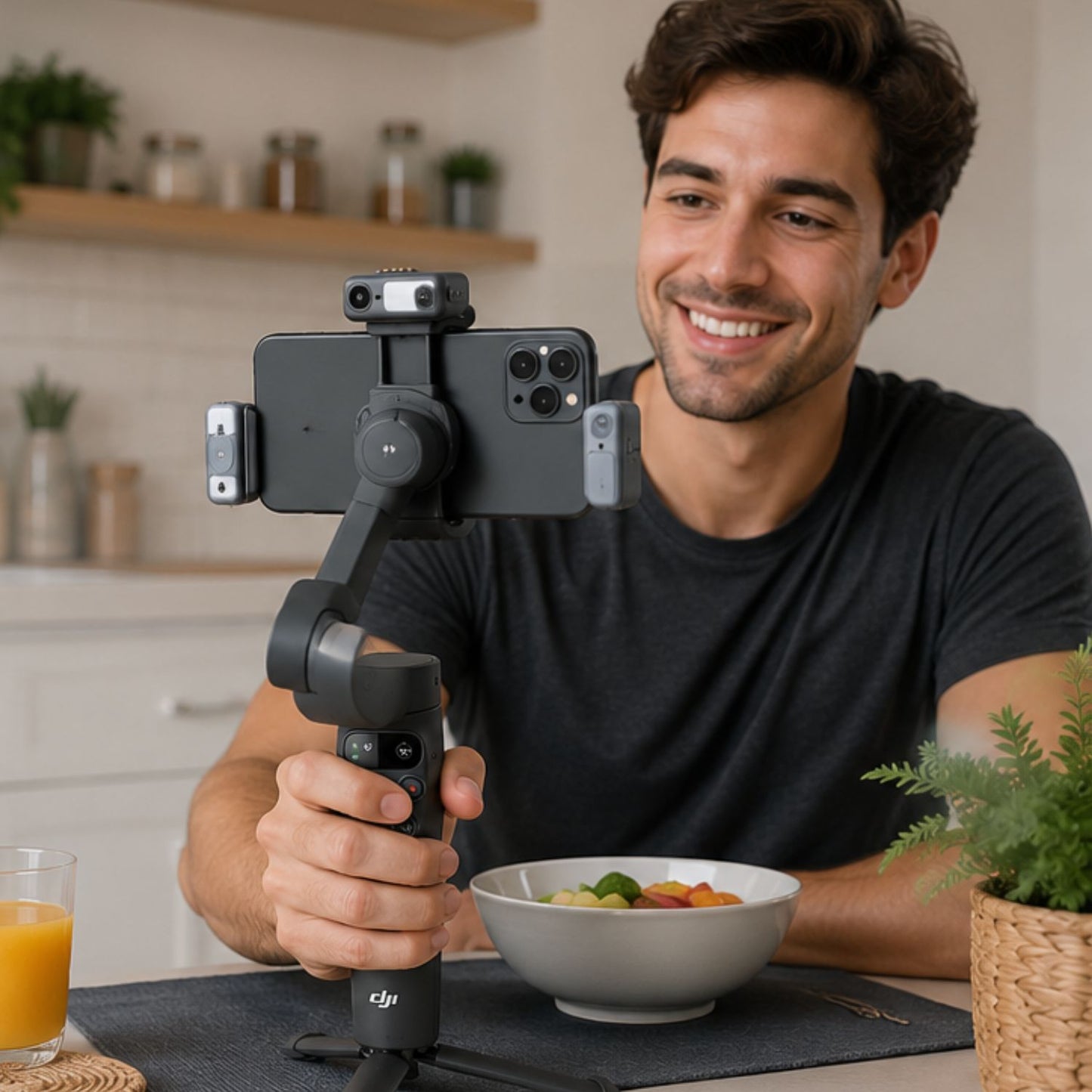 Estabilizador DJI Osmo Mobile 8 con Seguimiento Inteligente AI