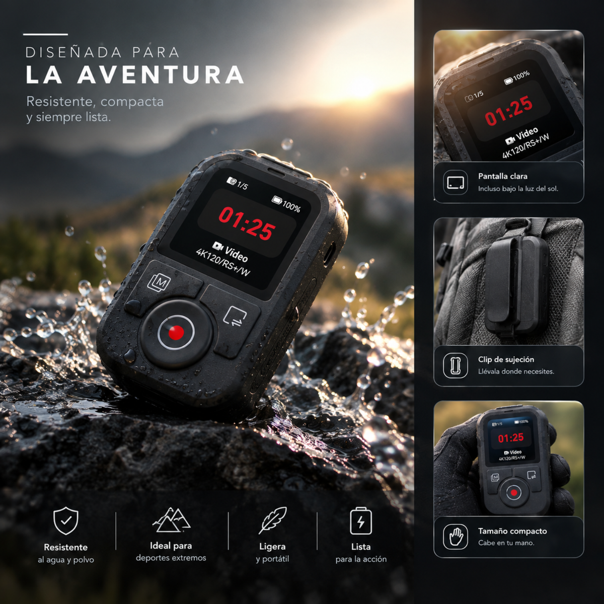 Control Remoto Bluetooth TELESIN T13