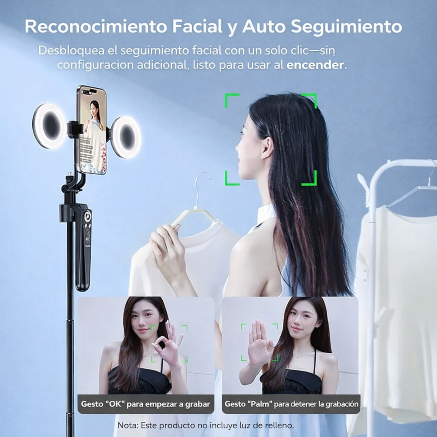 Tripode de seguimiento facial TELESIN
