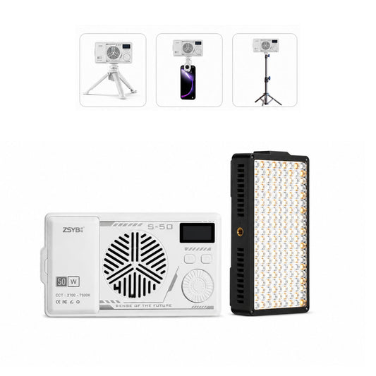 💡 Luz LED Profesional ZSYB S50 50W Bicolor