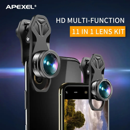 Kit de 11 Lentes para Celular Apexel APL-DG11
