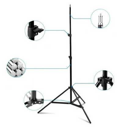 Tripode Con Aro De Luz Led