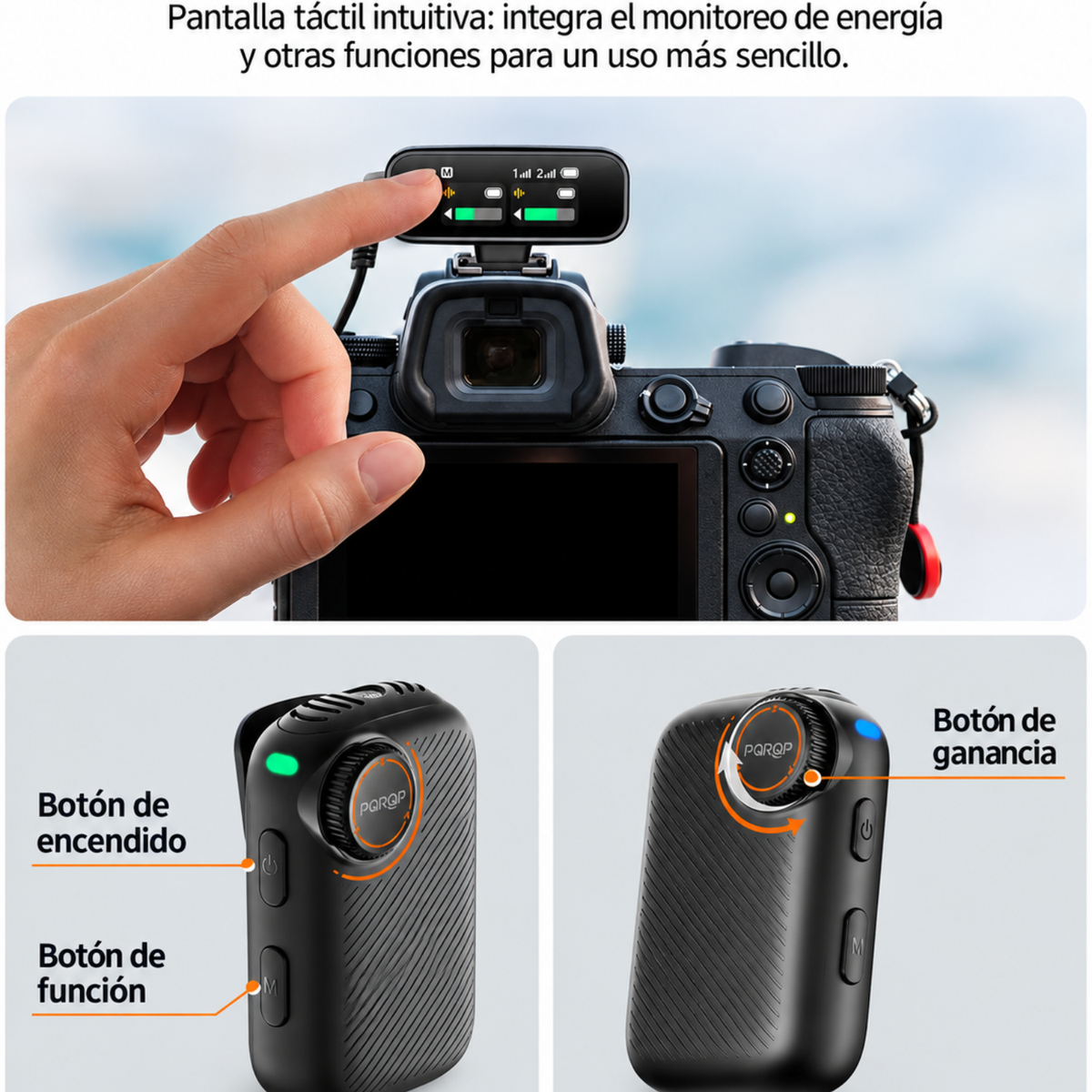 Micrófono Inalámbrico PQRQP S20