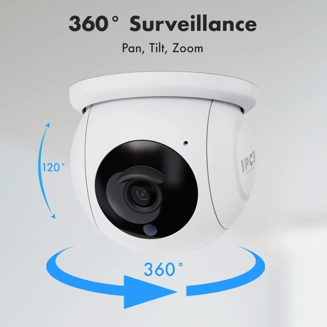 Cámara con Luz Led Inalámbrica- Zoom 10x