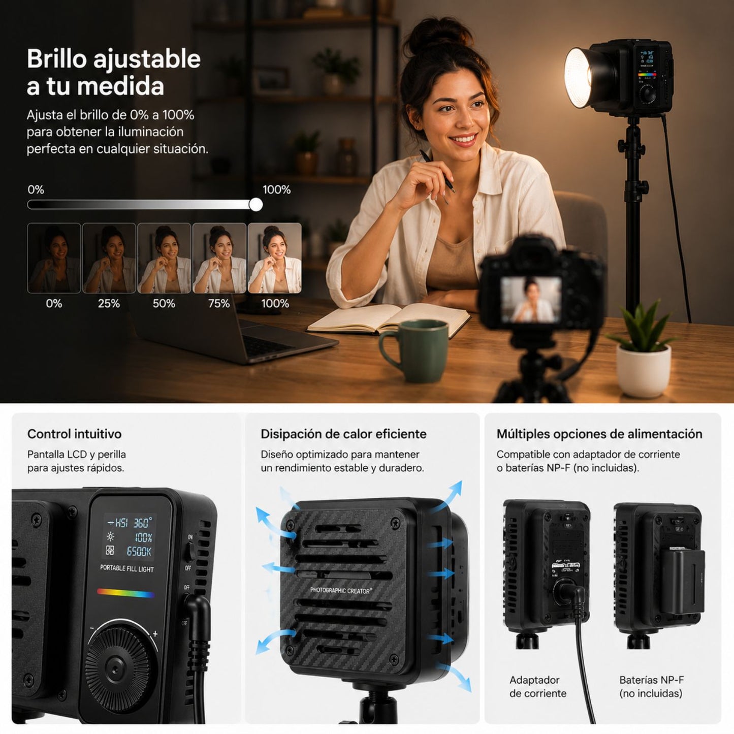 Luz LED Bicolor MX100