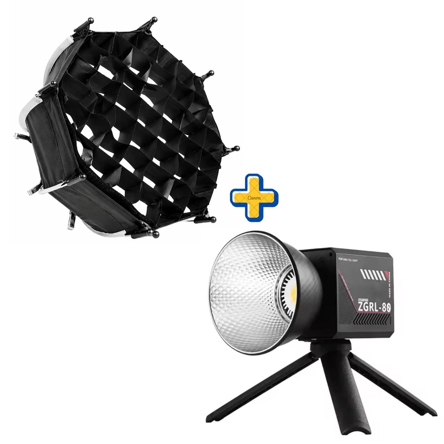 COMBO DE LUZ DE 80W + SOFBOX