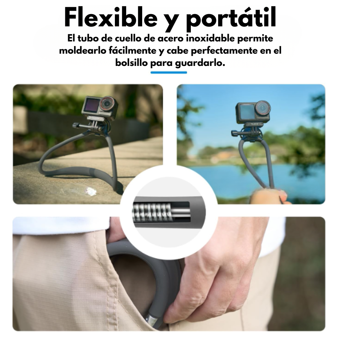Sujetador de cuello - Telesin (Go PRO- Celulares)