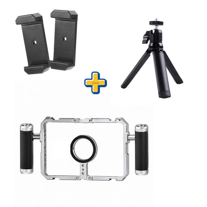 Jaula Magnética + Adaptador Universal + Mini Trípode