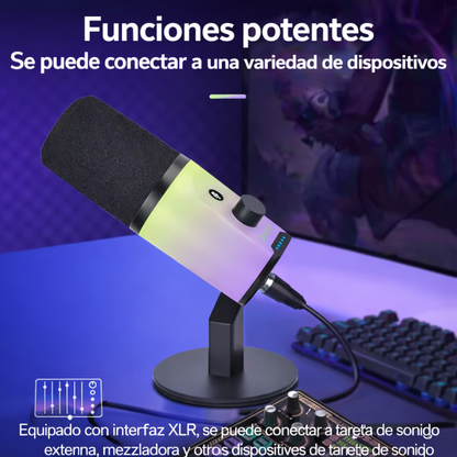 Microfono Dinamico con Cancelación de Ruido (PC)