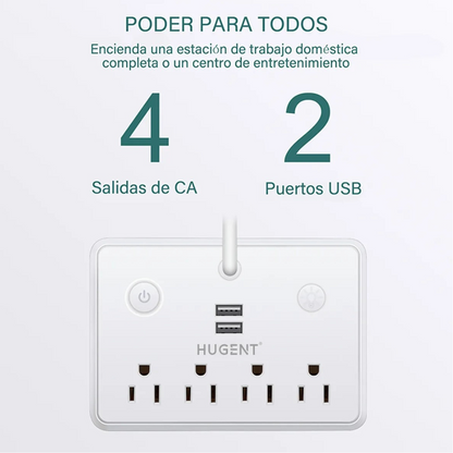 Lámpara Multifuncional Con 4 Salidas