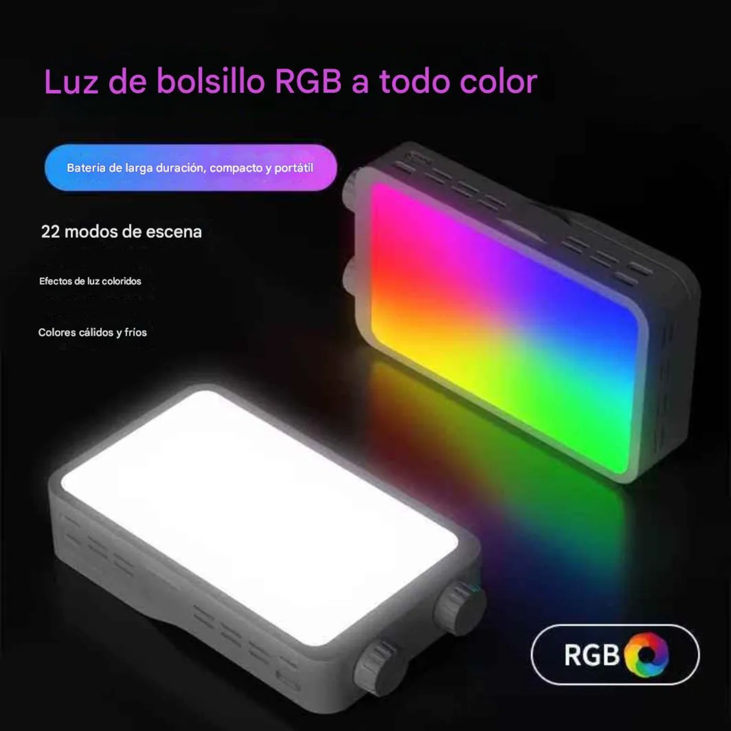 Luz LED Portátil 40W / POCKET