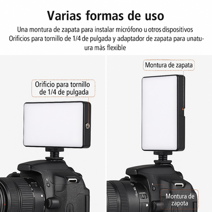 🎥✨ Luz LED VideoLight W140 RGB – Iluminación Profesional en tus Manos