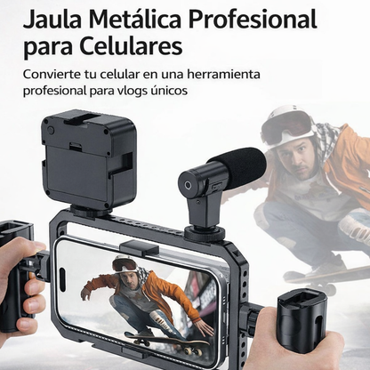 JAULA DE ALUMINIO DOBRE EMPUÑADURA