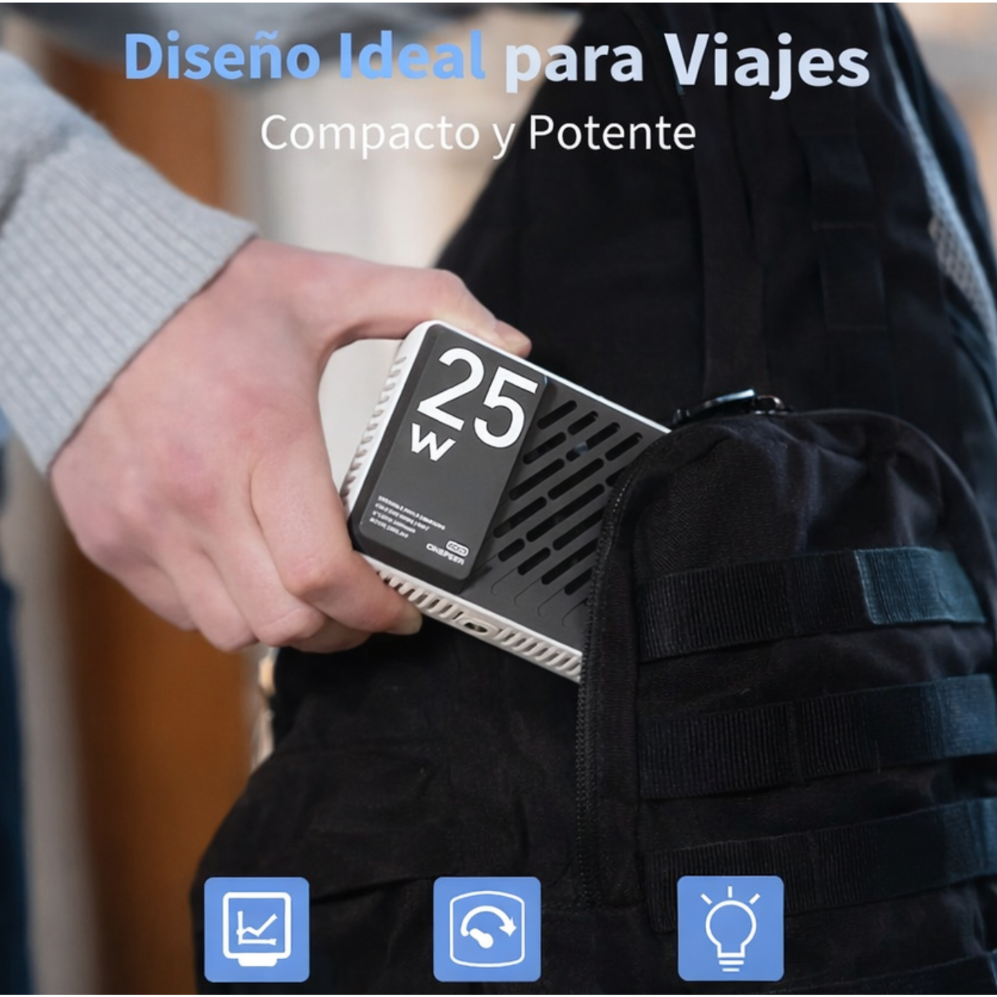 Luz LED 25W Profesional