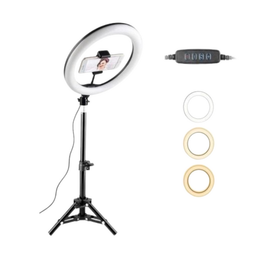 Tripode Con Aro De Luz Led
