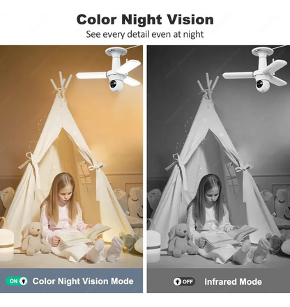 Cámara con Luz Led Inalámbrica- Zoom 10x