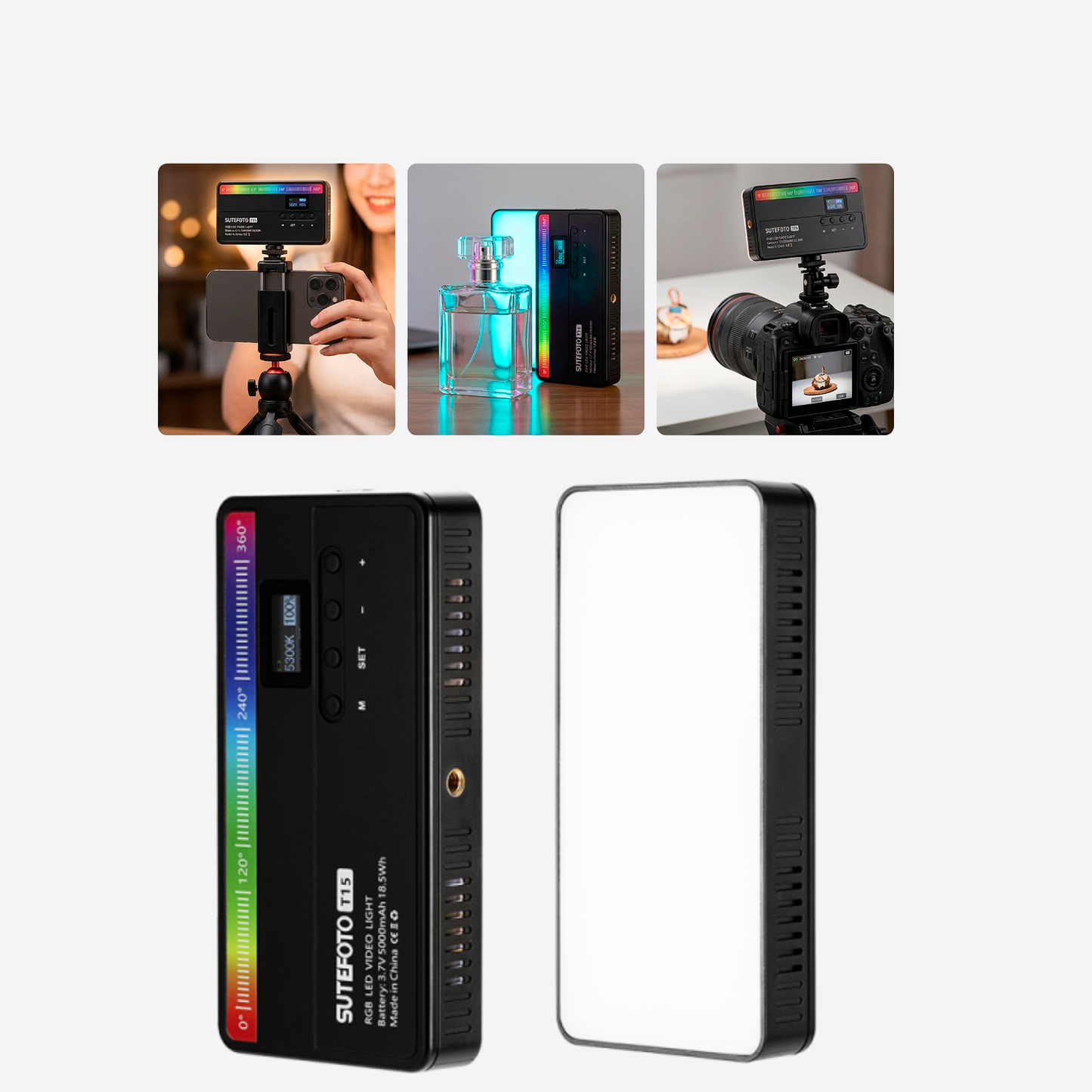 SUTEFOTO T15 de 15W